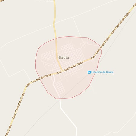 Carte de la municipalité de Bauta
